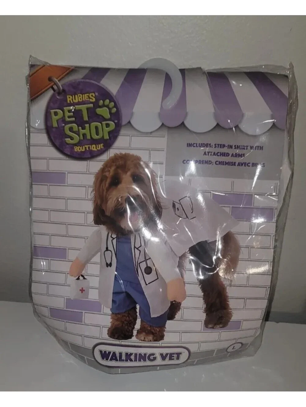 RUBIES PET SHOP VETERINARIAN WALKING DOG PET COSTUME-LARGE